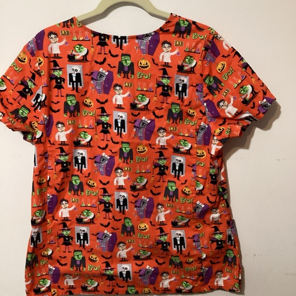 Scrubstar Women’s Large Scrub Halloween - Picture 2 of 7